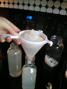 filter water kefir grains